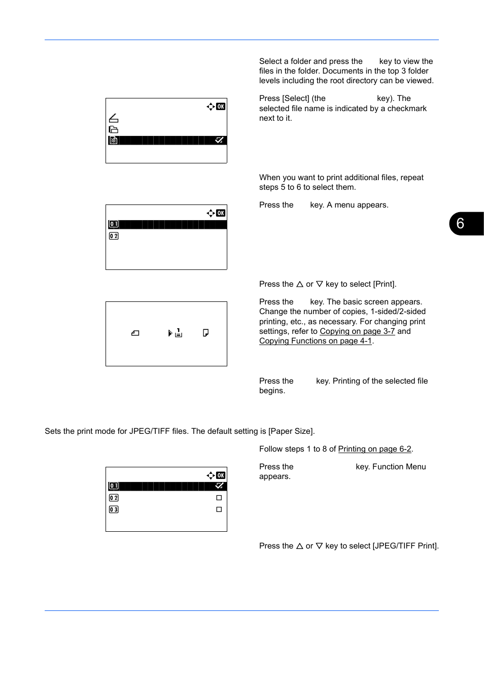 Jpeg/tiff print | TA Triumph-Adler DCC 6526L User Manual | Page 214 / 526