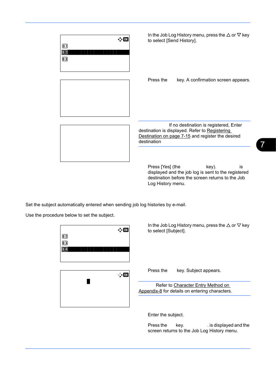 Setting e-mail subject | TA Triumph-Adler DCC 6526L User Manual | Page 240 / 526