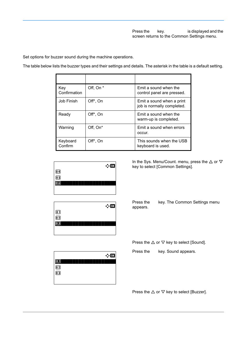 Sound, Sound …8-6 | TA Triumph-Adler DCC 6526L User Manual | Page 251 / 526