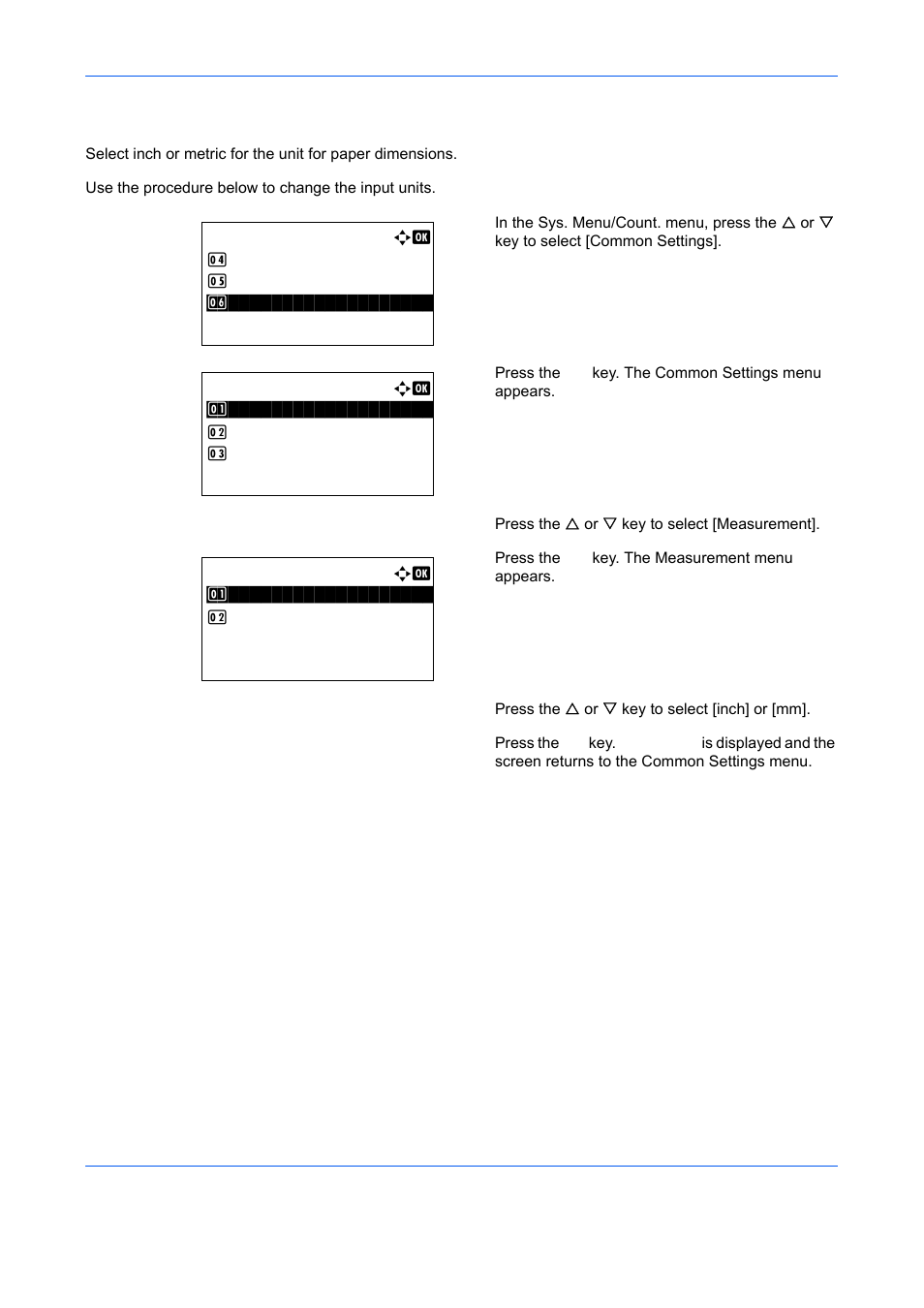 Switching unit of measurement, Switching unit of measurement …8-26 | TA Triumph-Adler DCC 6526L User Manual | Page 271 / 526