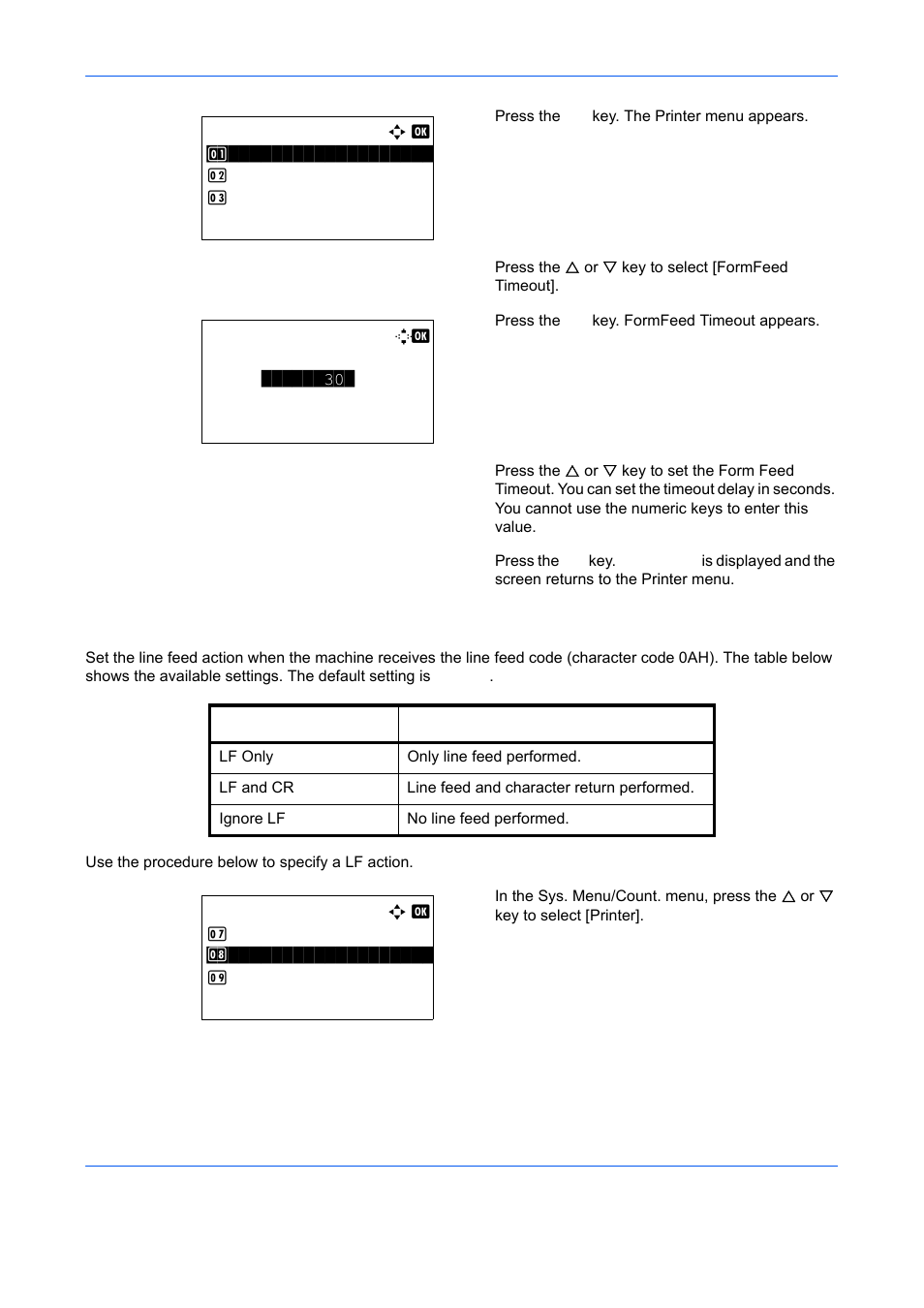 Lf action, Lf action …8-90 | TA Triumph-Adler DCC 6526L User Manual | Page 335 / 526