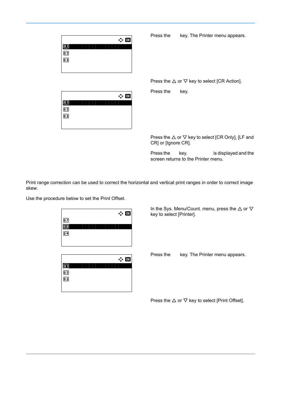 Print offset, Print offset …8-92 | TA Triumph-Adler DCC 6526L User Manual | Page 337 / 526