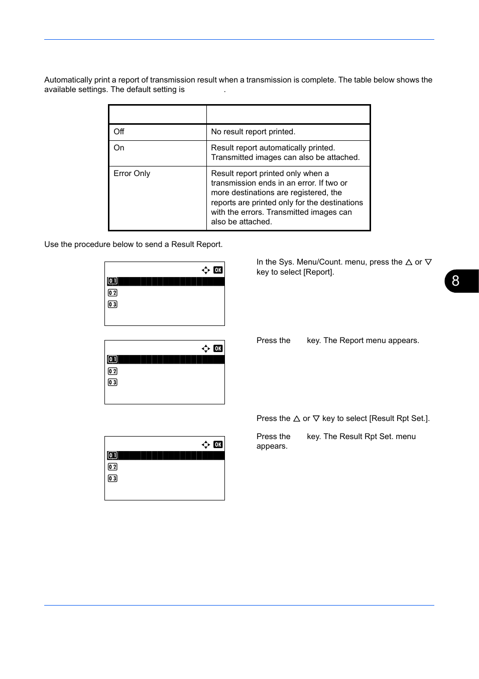 Send result report | TA Triumph-Adler DCC 6526L User Manual | Page 344 / 526