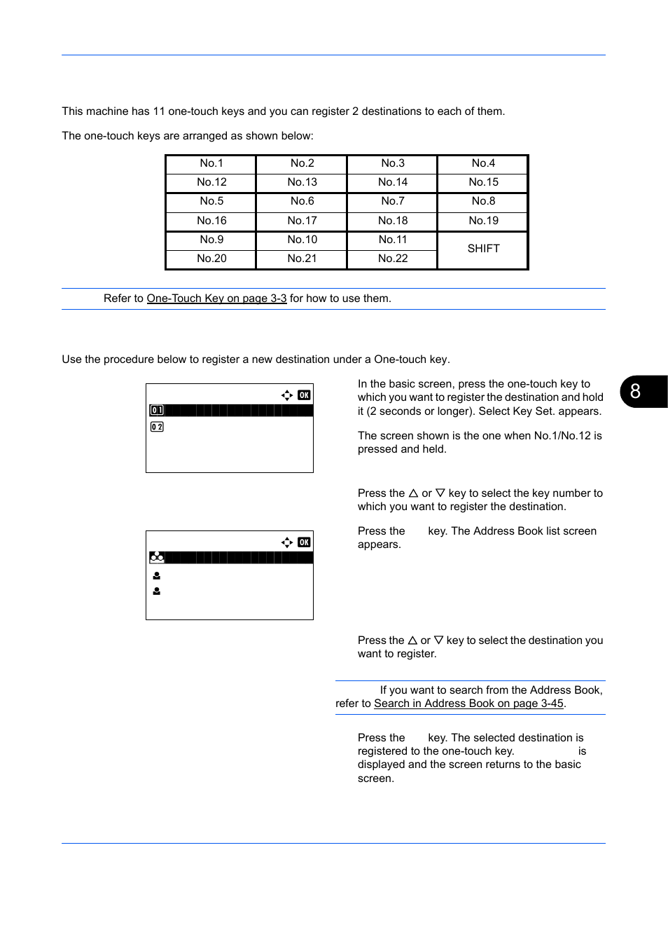 Adding a destination on one-touch key | TA Triumph-Adler DCC 6526L User Manual | Page 390 / 526