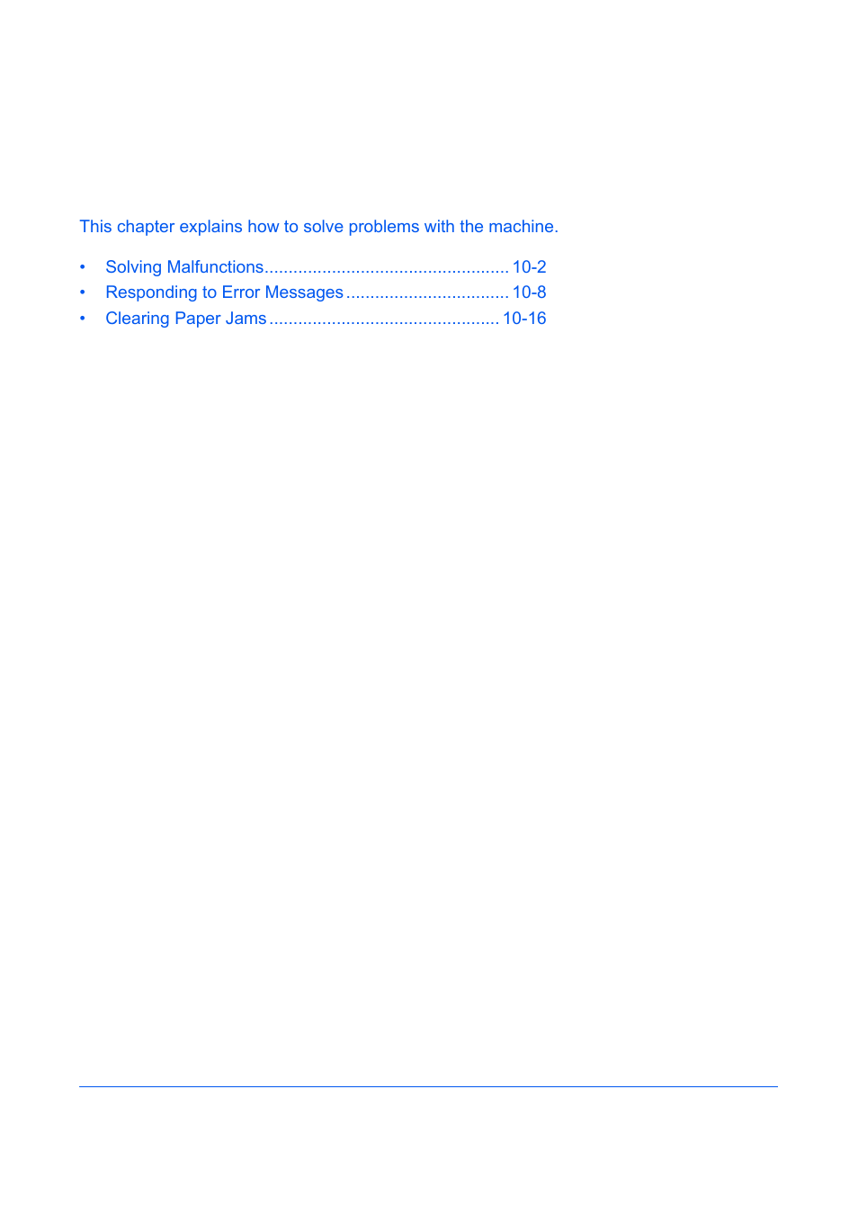 10 troubleshooting, Troubleshooting, Chapter 10 - troubleshooting | TA Triumph-Adler DCC 6526L User Manual | Page 428 / 526