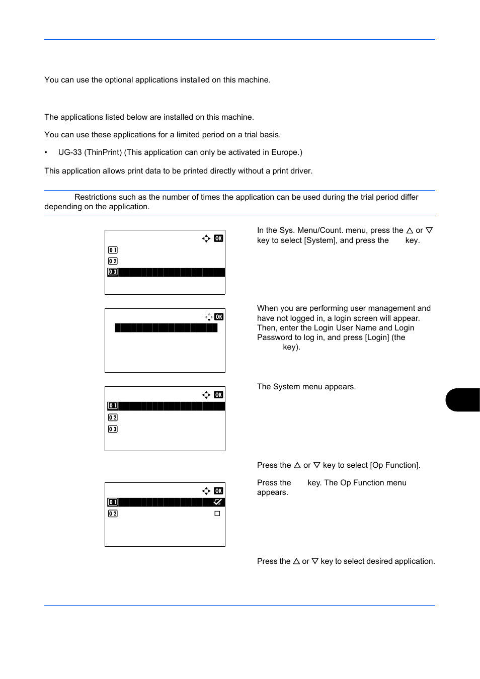 Optional function | TA Triumph-Adler DCC 6526L User Manual | Page 488 / 526