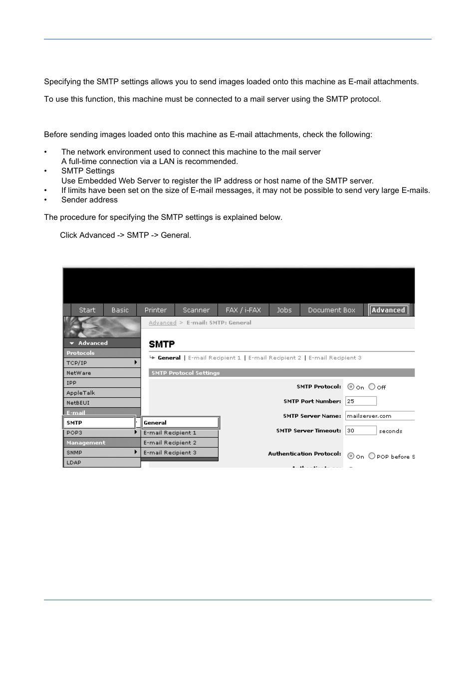 Sending e-mail, Sending e-mail -24 | TA Triumph-Adler DCC 6526L User Manual | Page 69 / 526