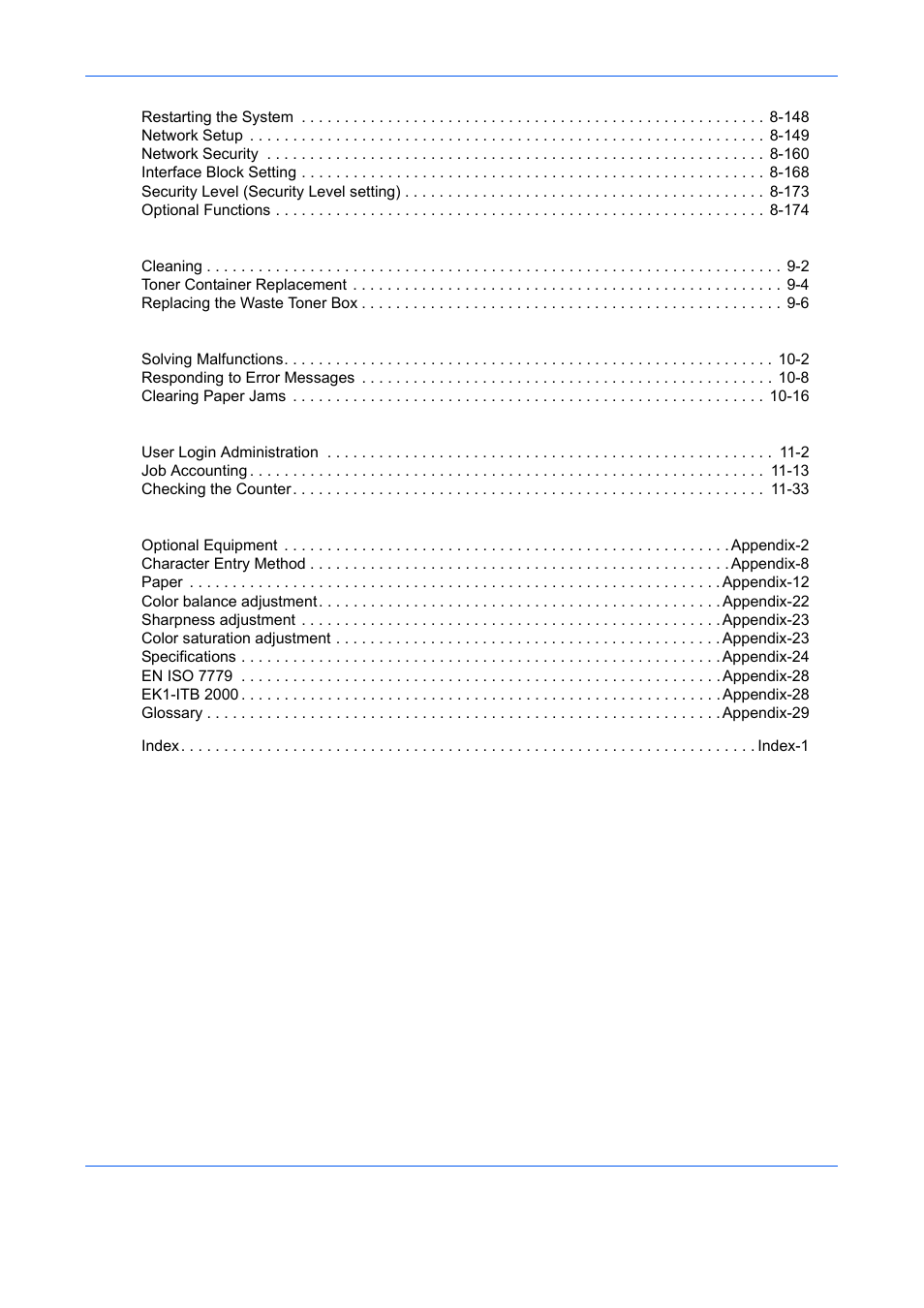 TA Triumph-Adler DCC 6526L User Manual | Page 7 / 526