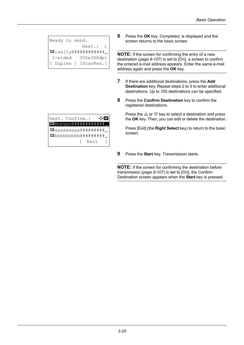 TA Triumph-Adler P-3020 MFP User Manual | Page 116 / 481