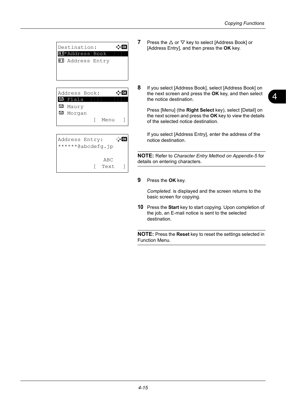 TA Triumph-Adler P-3020 MFP User Manual | Page 141 / 481