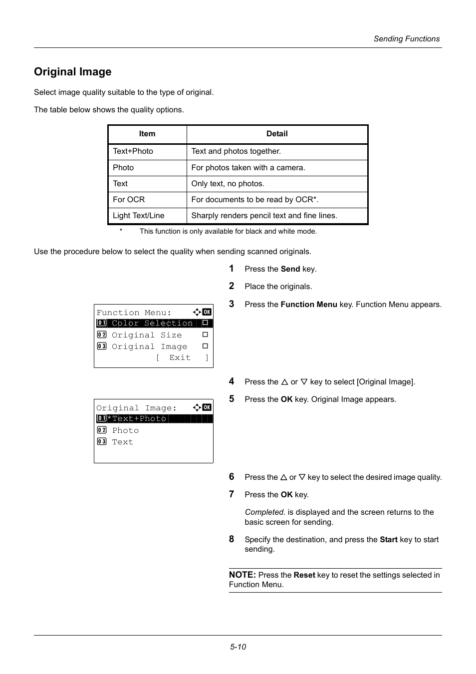 Original image, Original image -10 | TA Triumph-Adler P-3020 MFP User Manual | Page 156 / 481