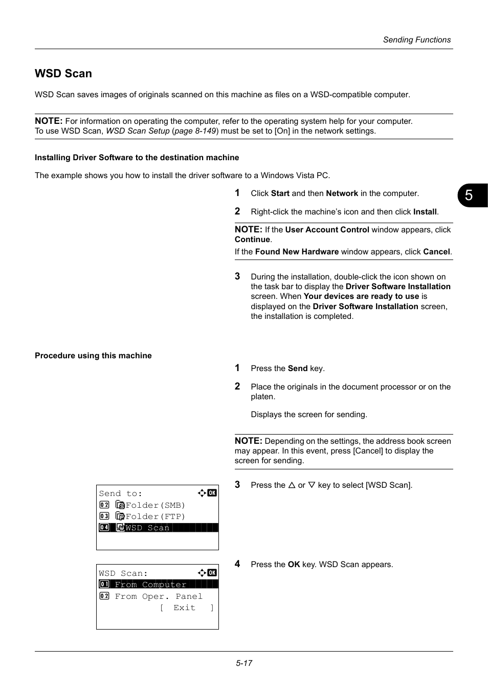 Wsd scan, Wsd scan -17 | TA Triumph-Adler P-3020 MFP User Manual | Page 163 / 481