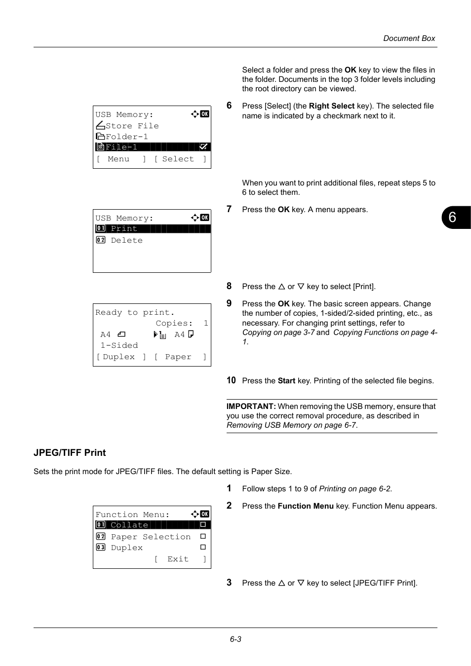 Jpeg/tiff print | TA Triumph-Adler P-3020 MFP User Manual | Page 175 / 481