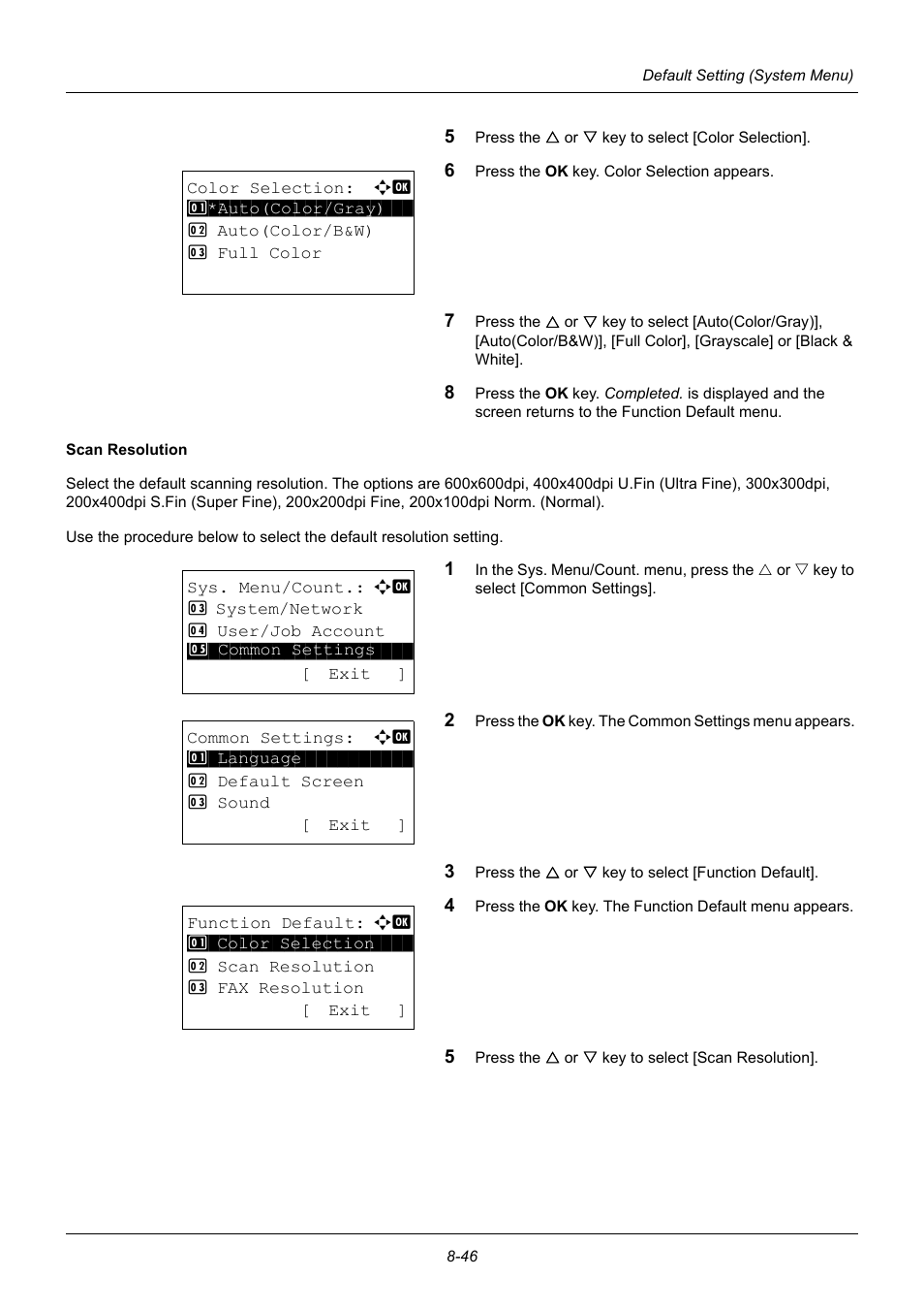TA Triumph-Adler P-3020 MFP User Manual | Page 252 / 481