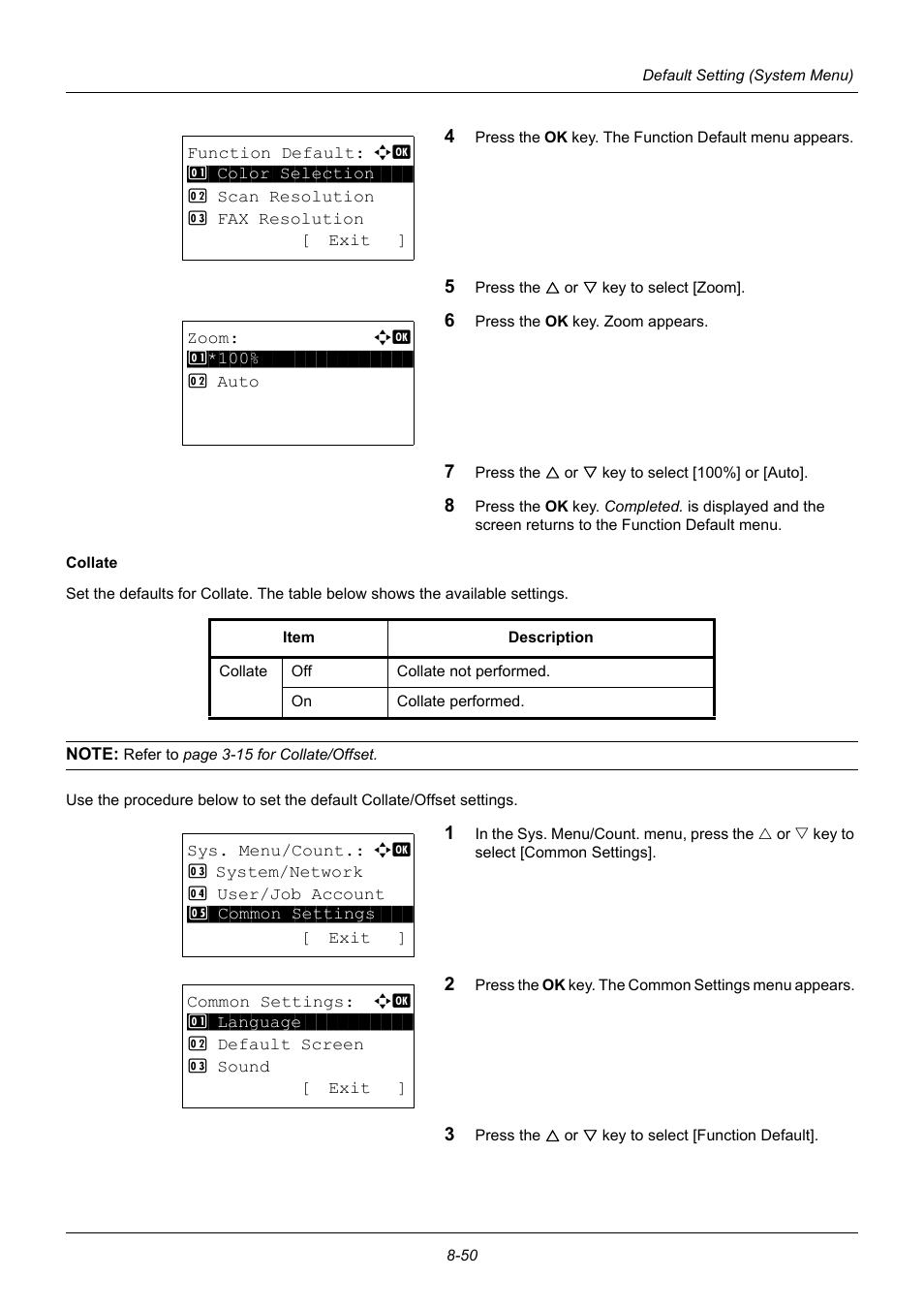TA Triumph-Adler P-3020 MFP User Manual | Page 256 / 481
