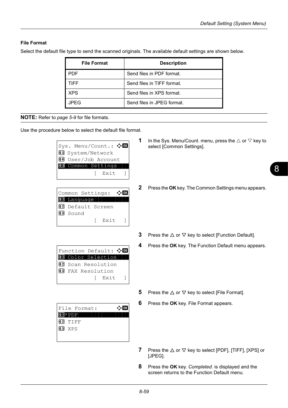 TA Triumph-Adler P-3020 MFP User Manual | Page 265 / 481