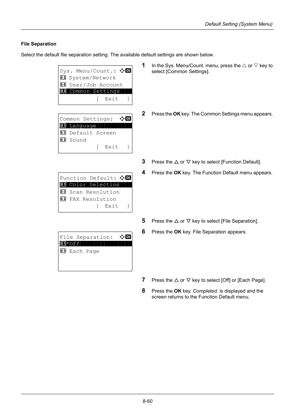 TA Triumph-Adler P-3020 MFP User Manual | Page 266 / 481