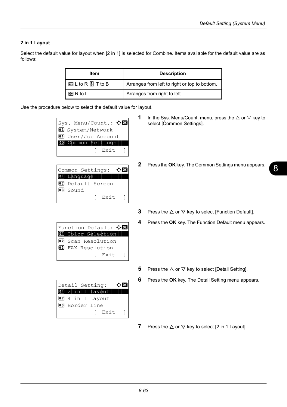 TA Triumph-Adler P-3020 MFP User Manual | Page 269 / 481