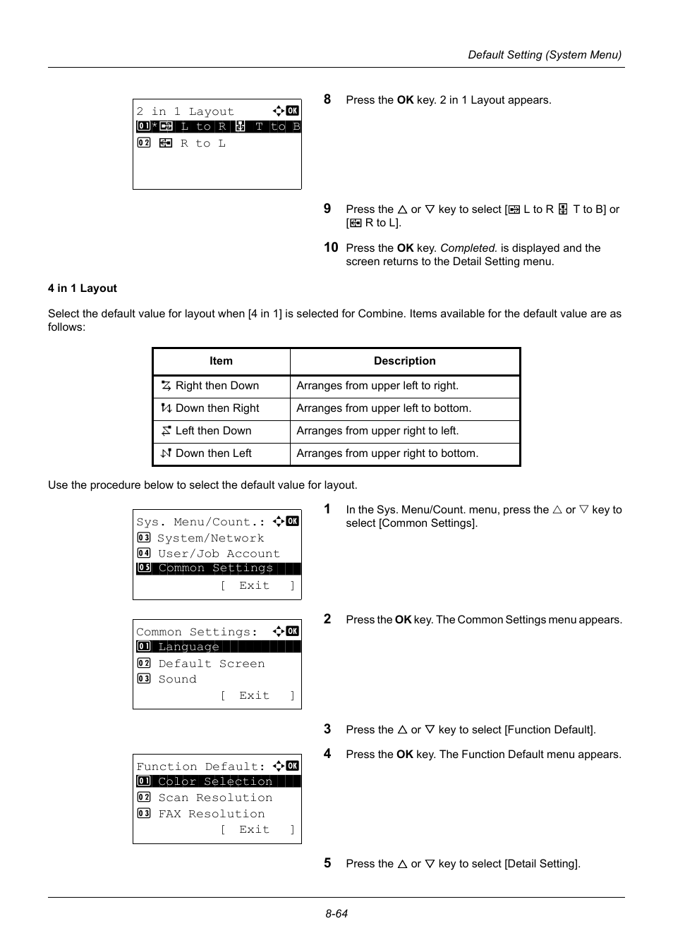 TA Triumph-Adler P-3020 MFP User Manual | Page 270 / 481