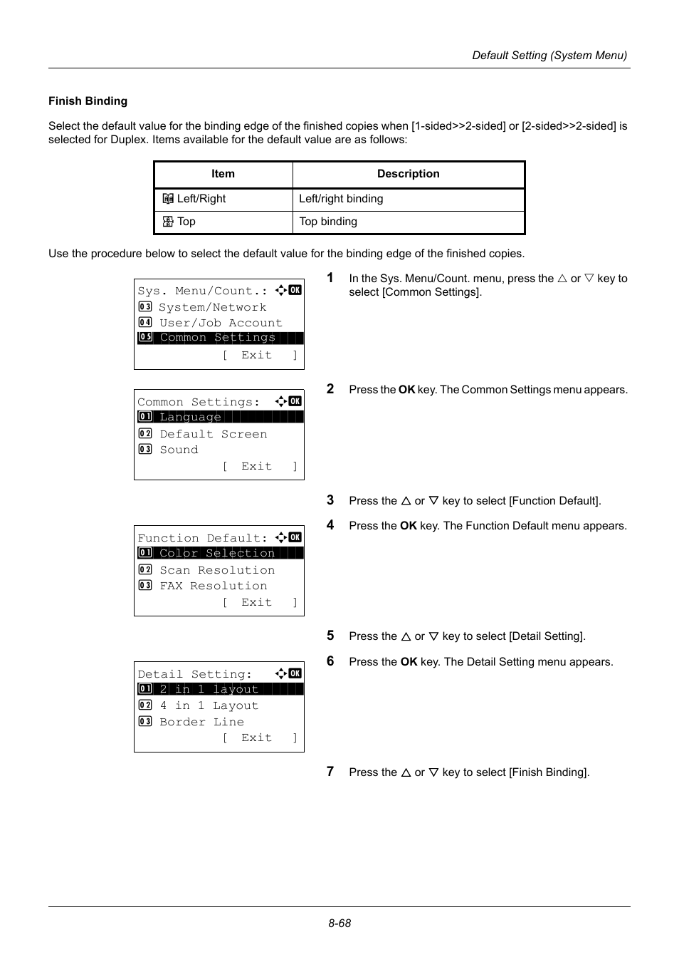 TA Triumph-Adler P-3020 MFP User Manual | Page 274 / 481
