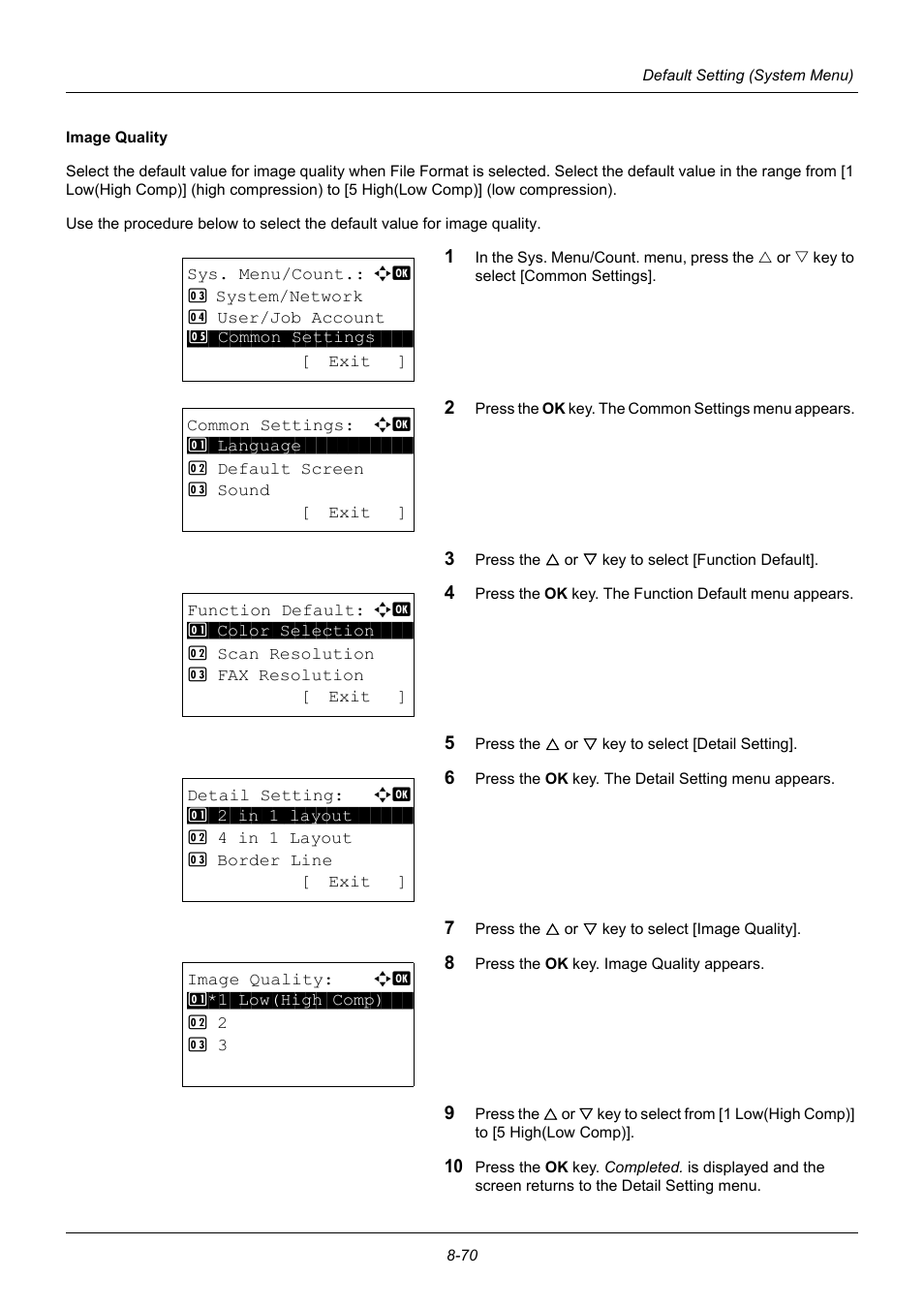 TA Triumph-Adler P-3020 MFP User Manual | Page 276 / 481