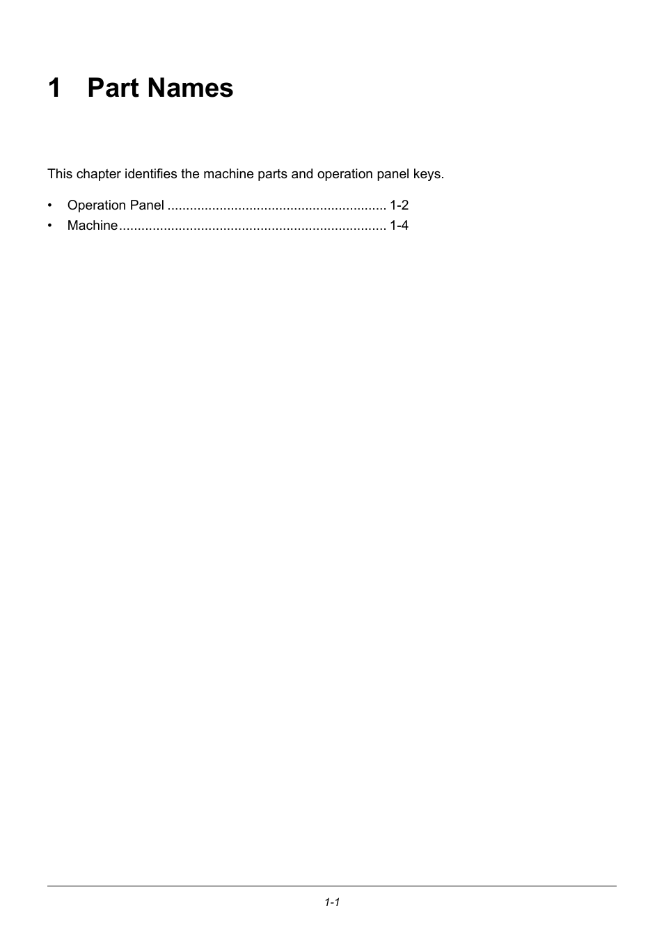 1 part names, Part names, 1 - part names | TA Triumph-Adler P-3020 MFP User Manual | Page 29 / 481