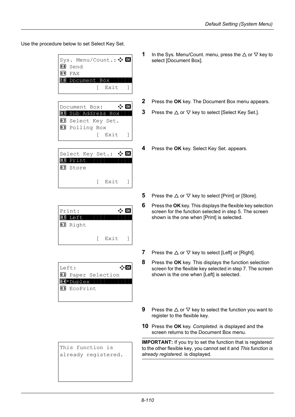 TA Triumph-Adler P-3020 MFP User Manual | Page 316 / 481