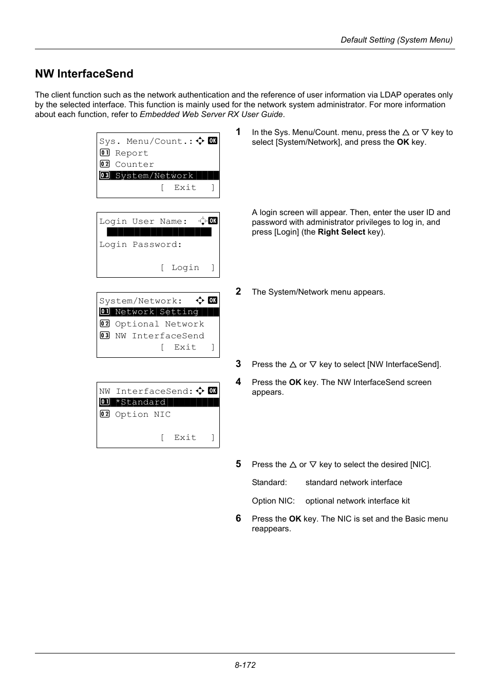 Nw interfacesend, Nw interfacesend -172 | TA Triumph-Adler P-3020 MFP User Manual | Page 378 / 481