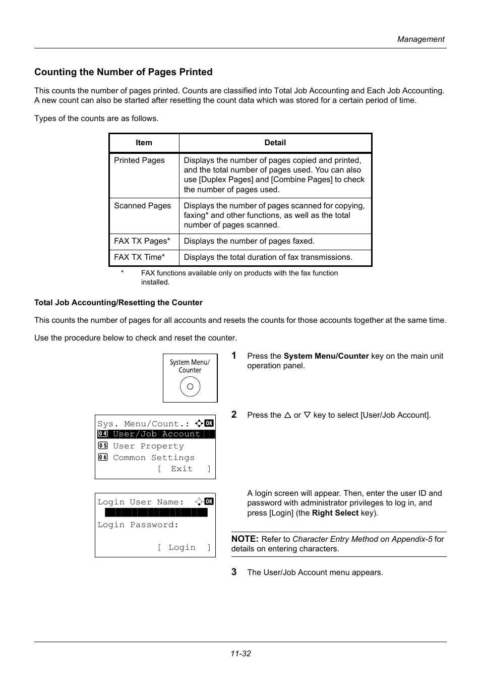 Counting the number of pages printed | TA Triumph-Adler P-3020 MFP User Manual | Page 440 / 481