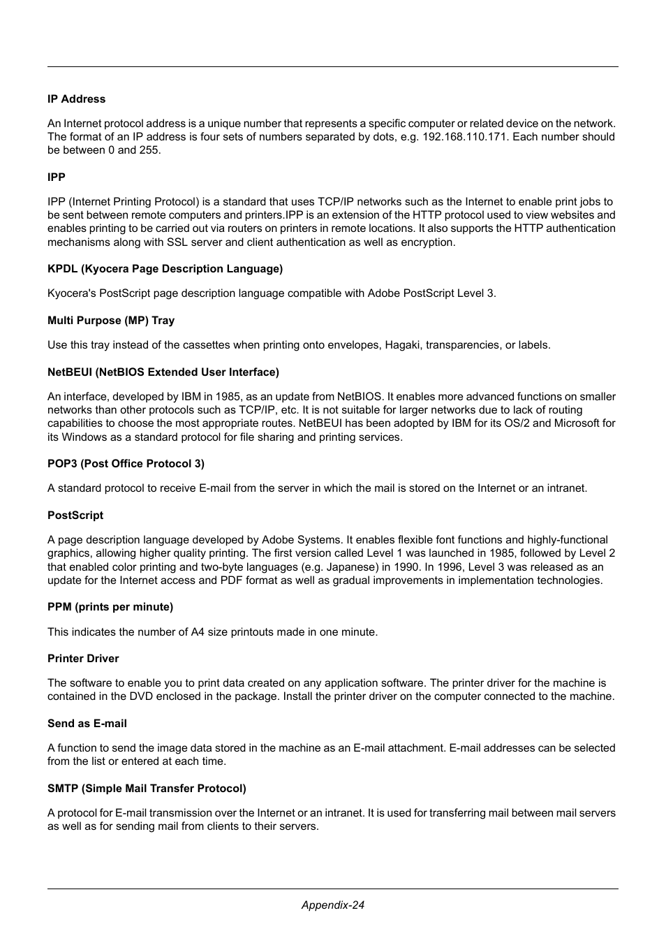 TA Triumph-Adler P-3020 MFP User Manual | Page 470 / 481