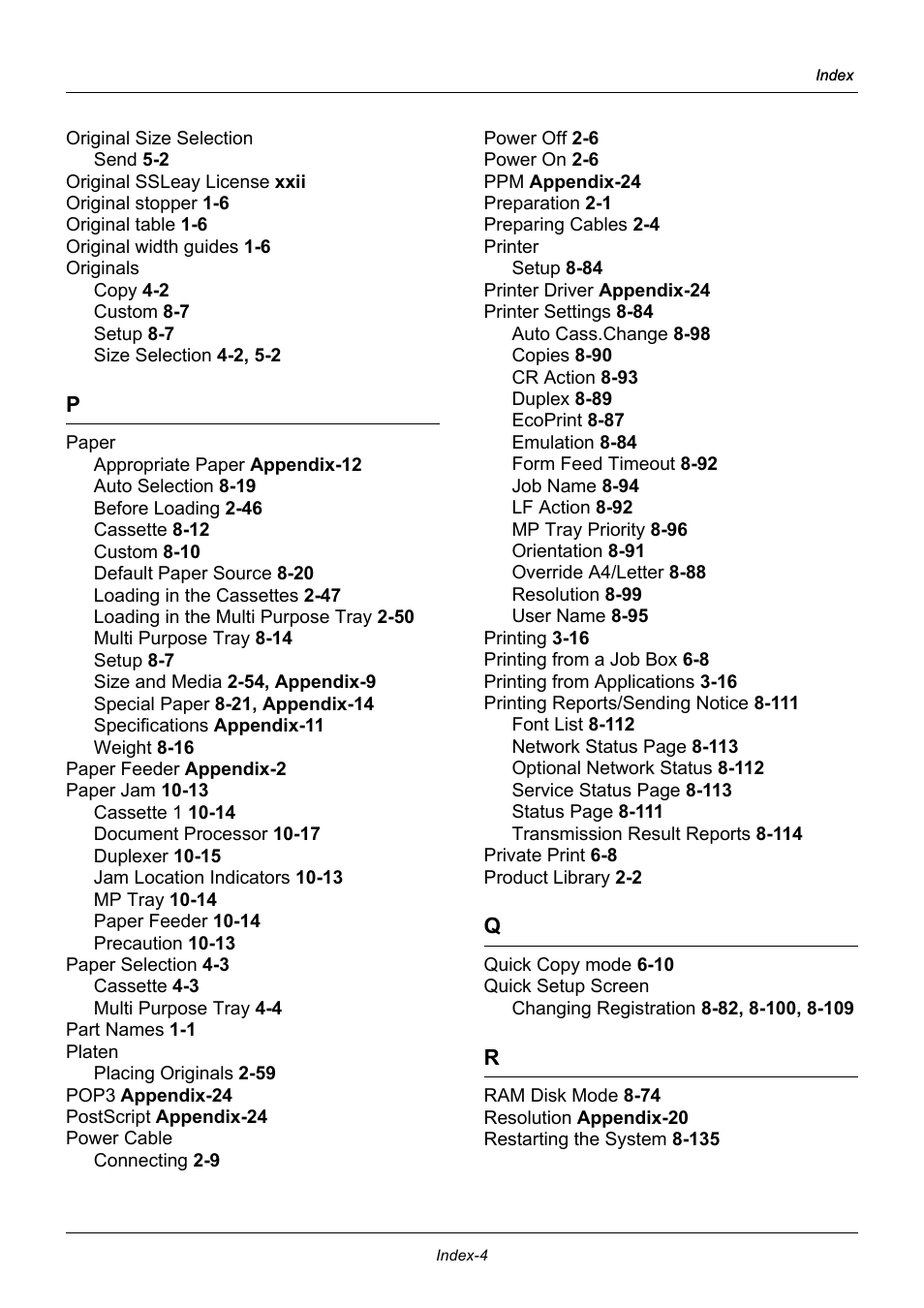 TA Triumph-Adler P-3020 MFP User Manual | Page 476 / 481
