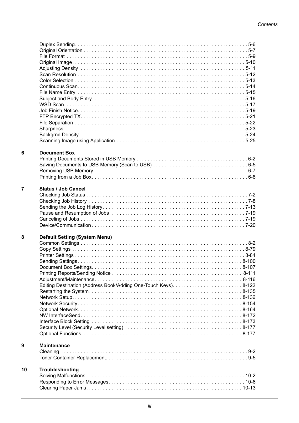 TA Triumph-Adler P-3020 MFP User Manual | Page 5 / 481