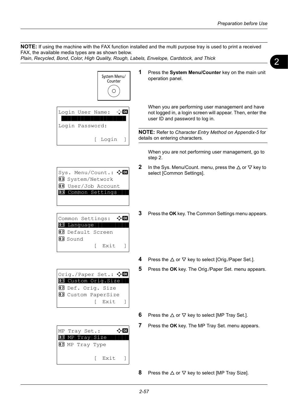 TA Triumph-Adler P-3020 MFP User Manual | Page 91 / 481
