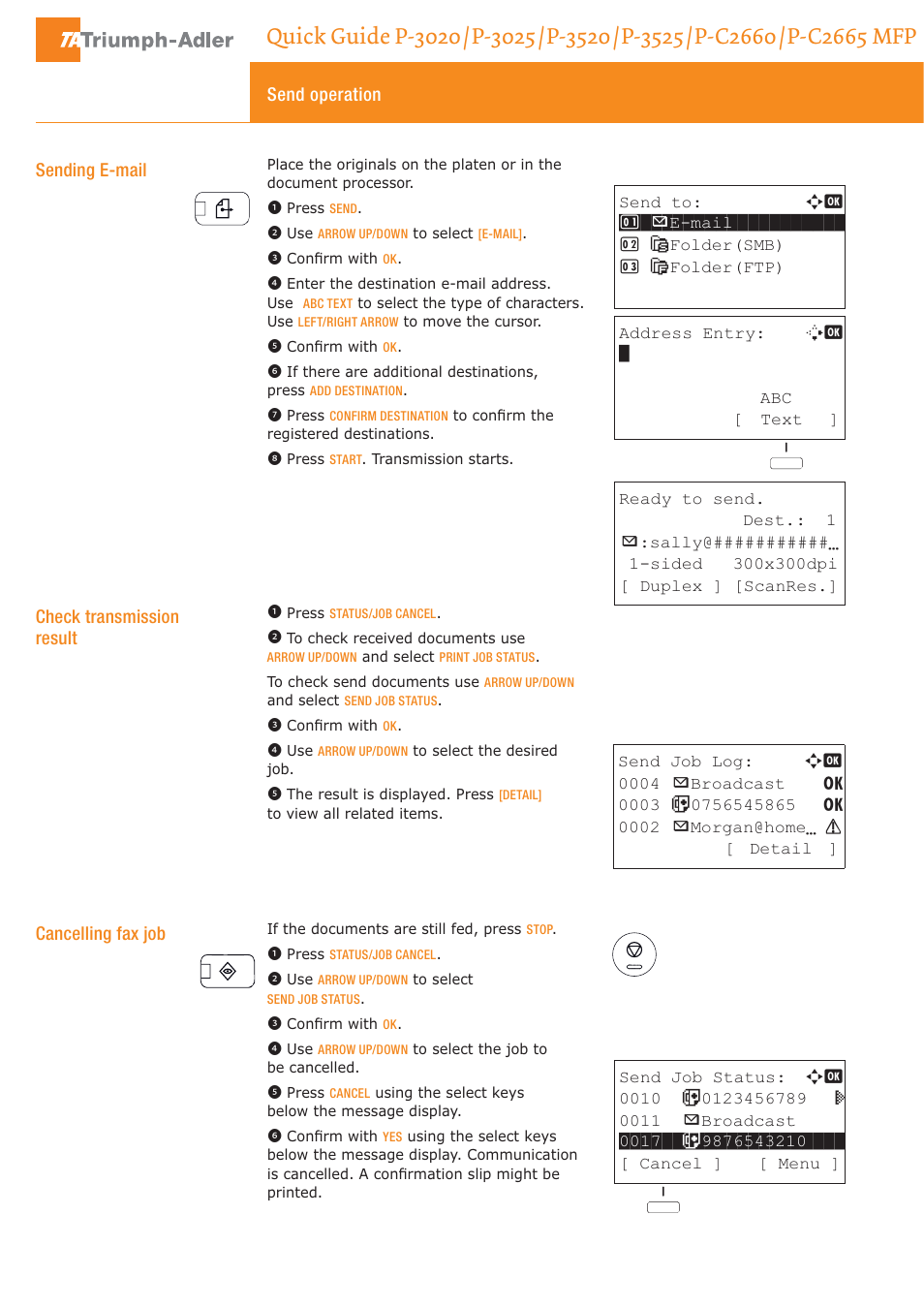 TA Triumph-Adler P-3020 MFP User Manual | Page 3 / 4