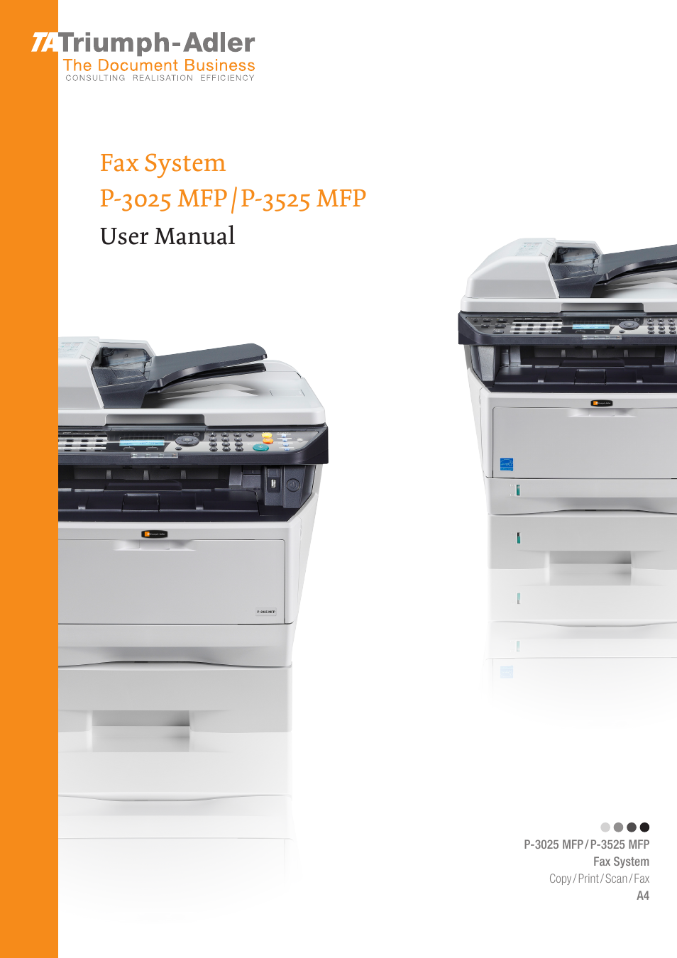 TA Triumph-Adler P-3525 MFP User Manual | 185 pages