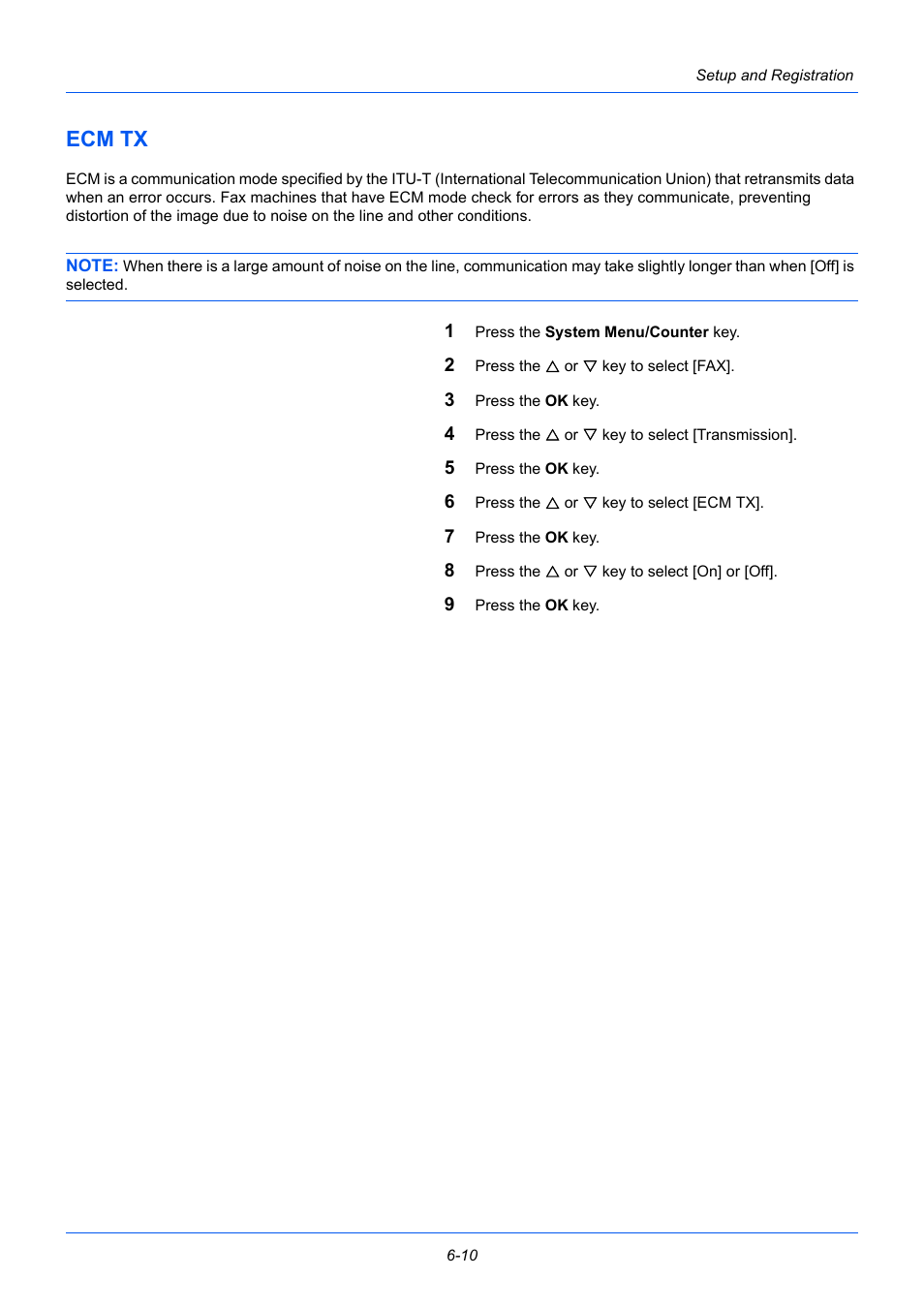 Ecm tx, Ecm tx -10 | TA Triumph-Adler P-3525 MFP User Manual | Page 122 / 185