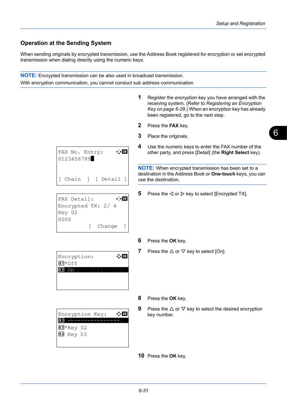 Operation at the sending system | TA Triumph-Adler P-3525 MFP User Manual | Page 143 / 185