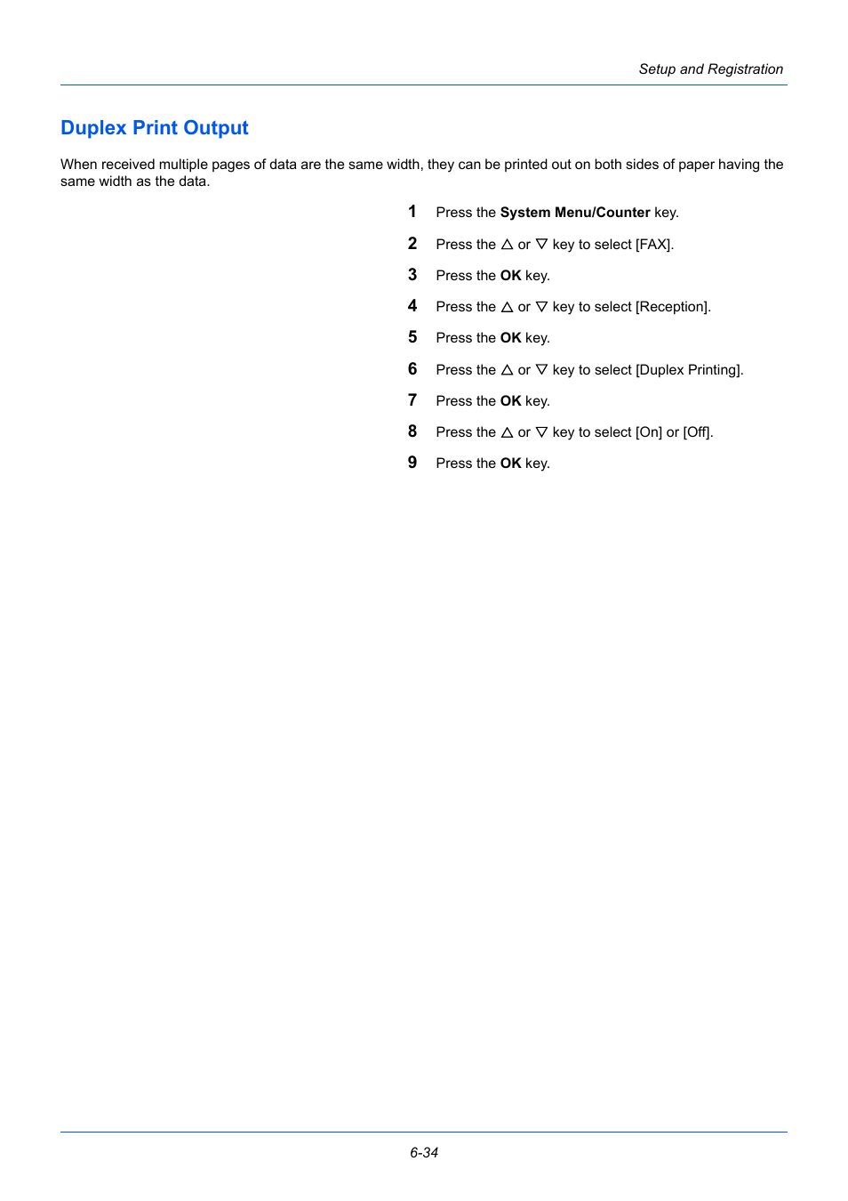 Duplex print output, Duplex print output -34 | TA Triumph-Adler P-3525 MFP User Manual | Page 146 / 185