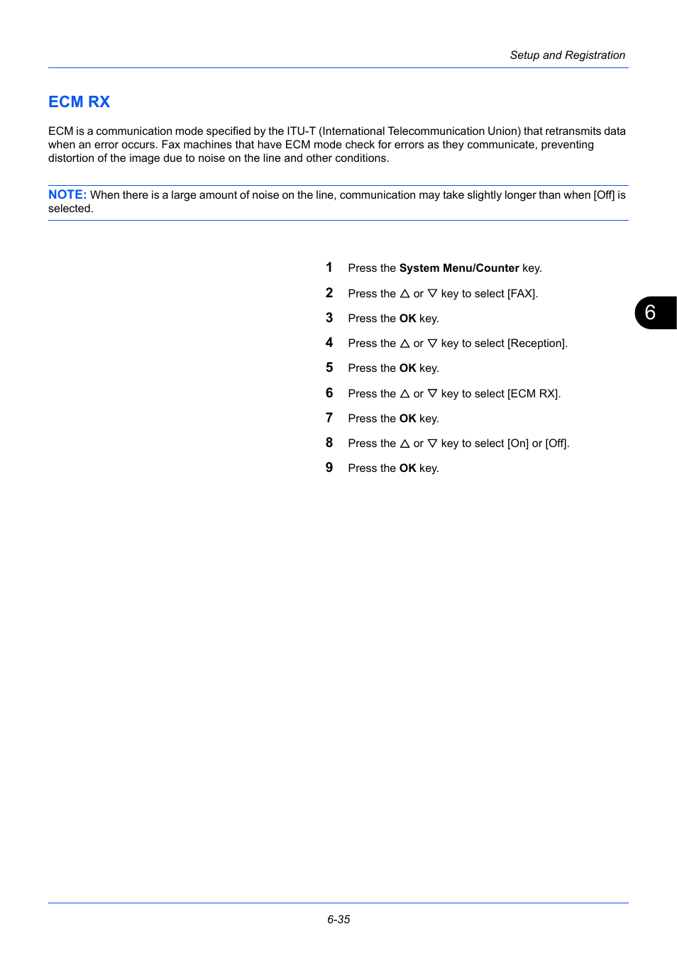 Ecm rx, Ecm rx -35 | TA Triumph-Adler P-3525 MFP User Manual | Page 147 / 185