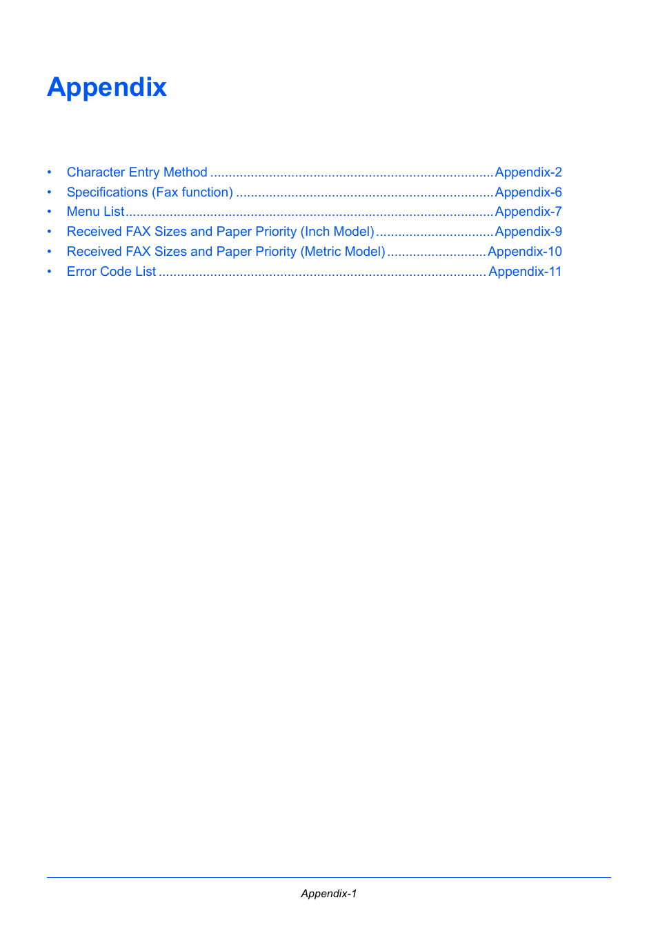 Appendix | TA Triumph-Adler P-3525 MFP User Manual | Page 165 / 185