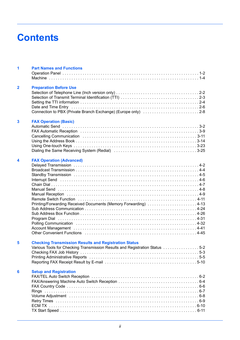 TA Triumph-Adler P-3525 MFP User Manual | Page 4 / 185