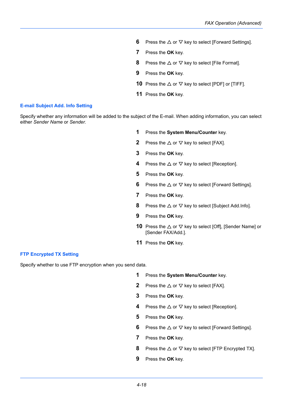 TA Triumph-Adler P-3525 MFP User Manual | Page 72 / 185