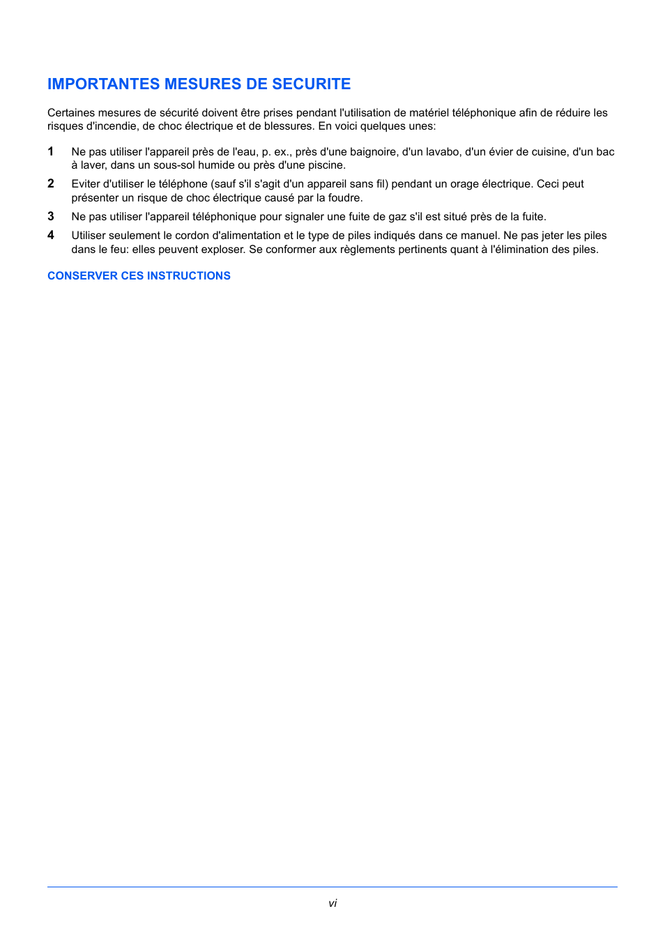 Importantes mesures de securite | TA Triumph-Adler P-3525 MFP User Manual | Page 8 / 185