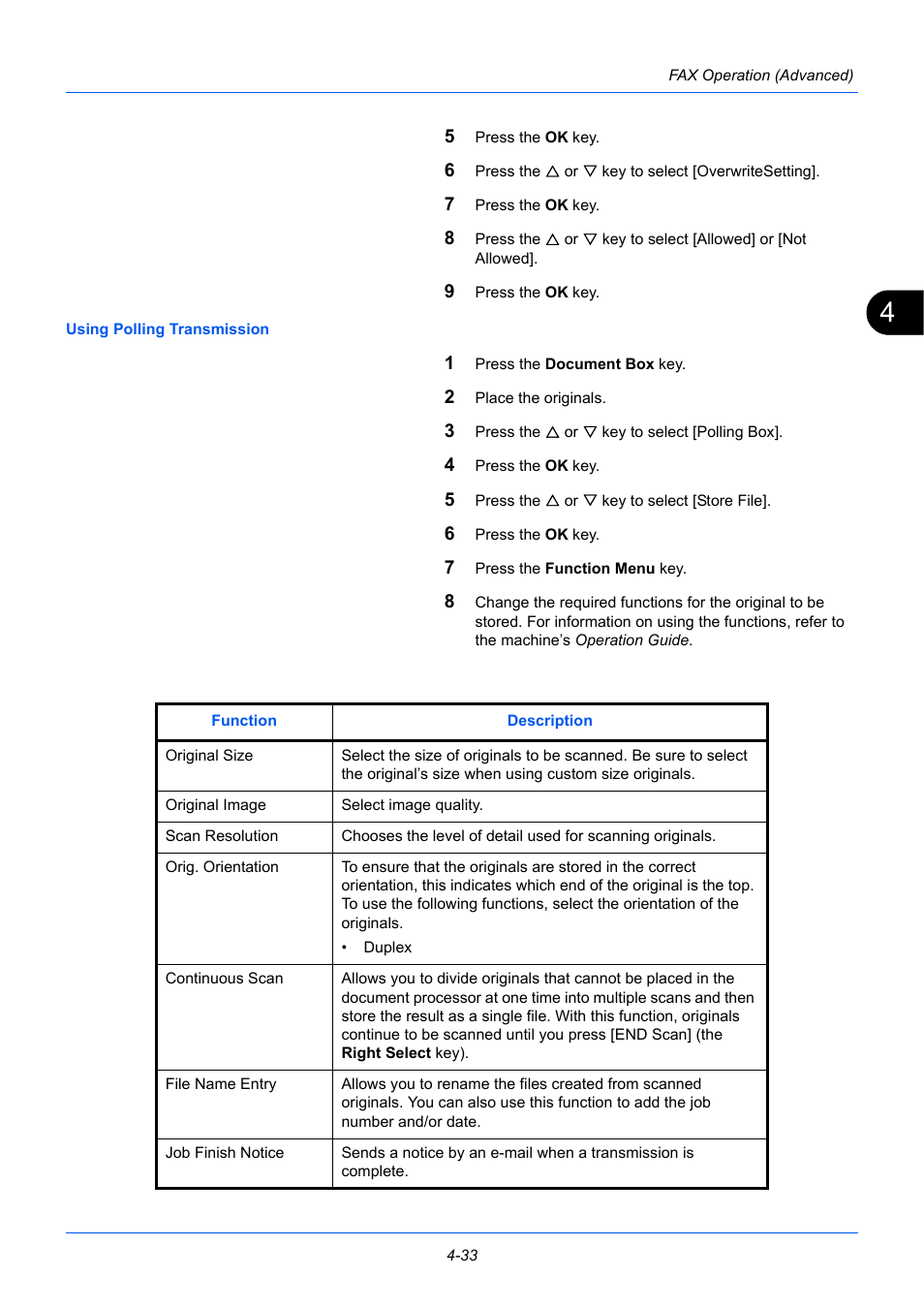 TA Triumph-Adler P-3525 MFP User Manual | Page 87 / 185