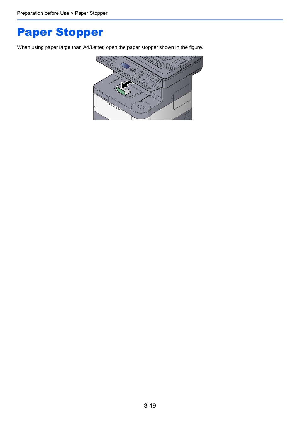 Paper stopper, Paper stopper -19 | TA Triumph-Adler P-4030 MFP User Manual | Page 117 / 397