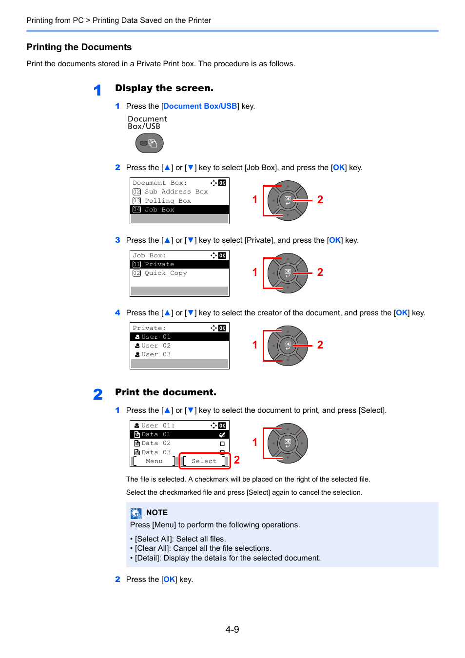 TA Triumph-Adler P-4030 MFP User Manual | Page 147 / 397