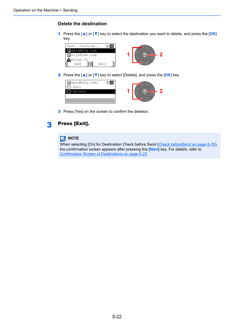 TA Triumph-Adler P-4030 MFP User Manual | Page 180 / 397