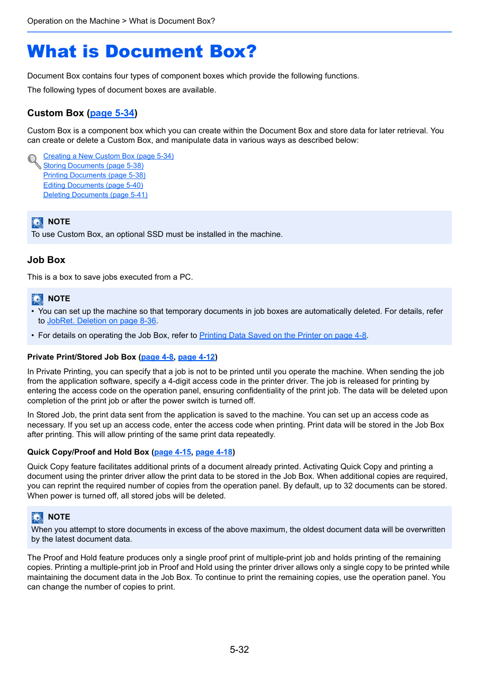 What is document box, What is document box? -32 | TA Triumph-Adler P-4030 MFP User Manual | Page 190 / 397