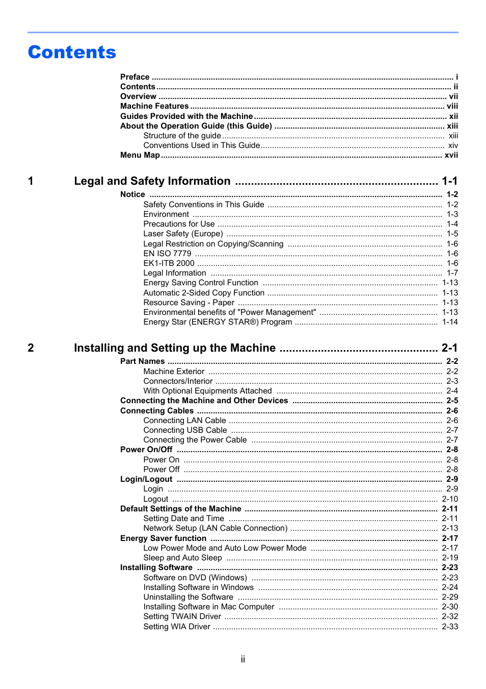 TA Triumph-Adler P-4030 MFP User Manual | Page 3 / 397