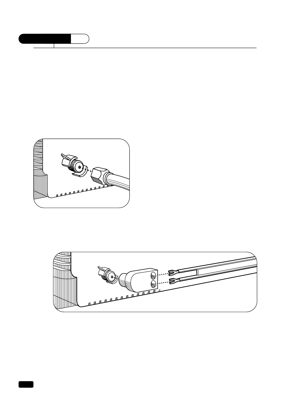 Connecting an antenna or cable to your tv, Connecting an antenna | Daewoo DTQ 20U6SC User Manual | Page 6 / 18